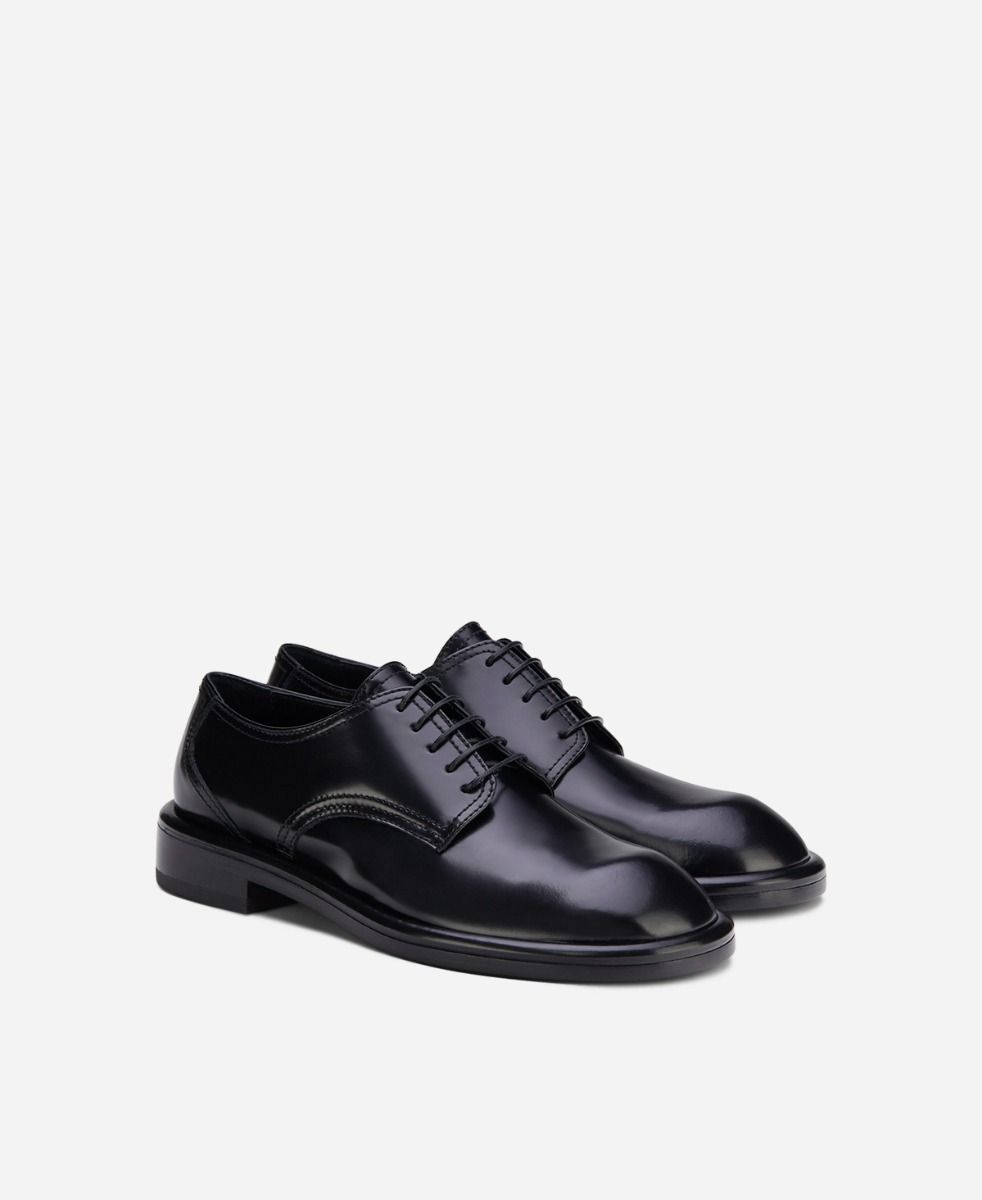 Agl Stringata in pelle Nero ALISON LACE UP Italy