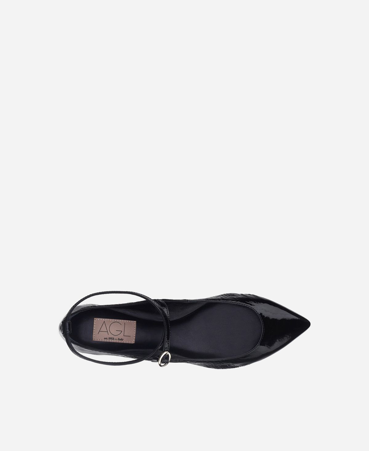 Agl Ballerina in pelle Nero Softy Ballet Pezzi Unici