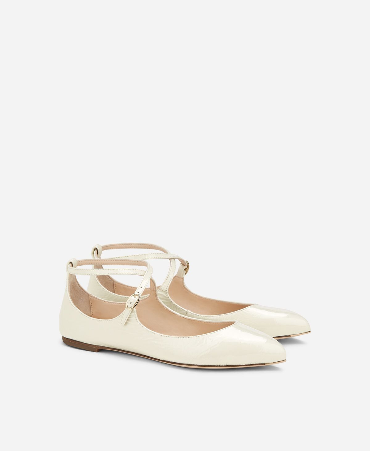 Agl Ballerina in pelle Crema Softy Ballet Qualità