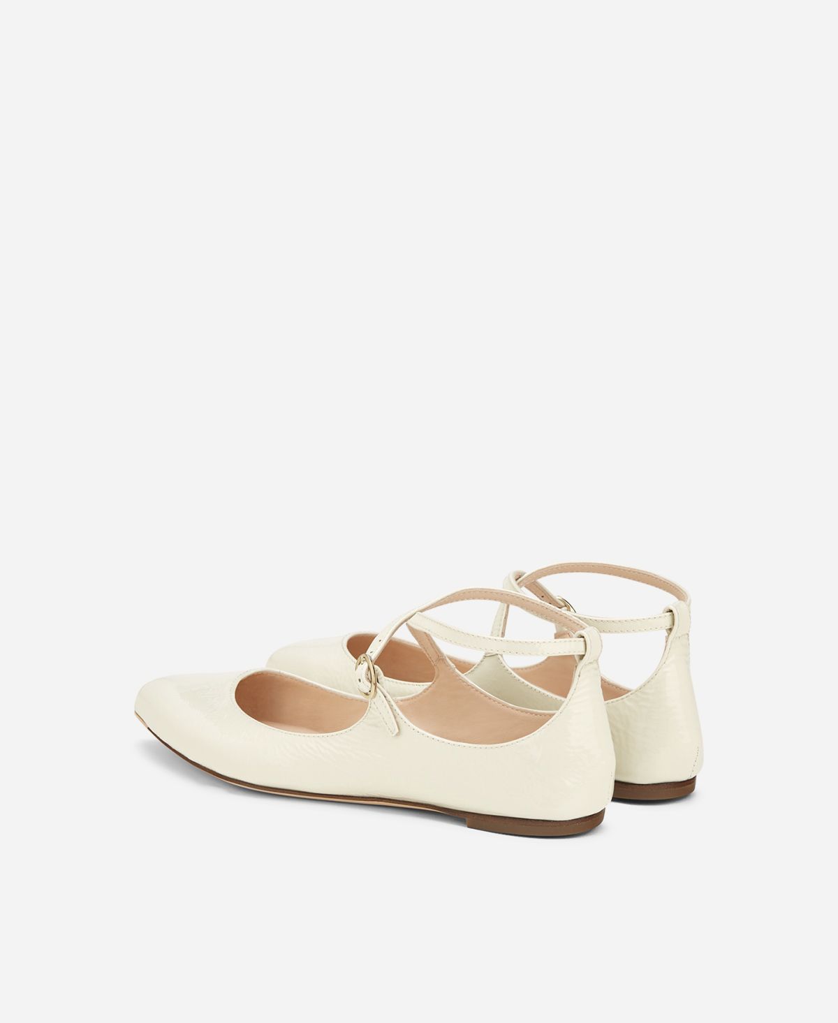 Agl Ballerina in pelle Crema Softy Ballet Qualità