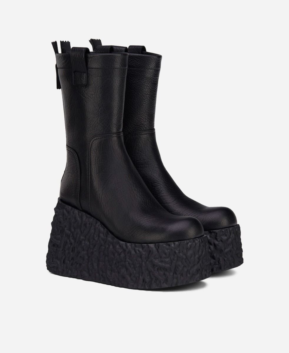 Agl Stivaletto in pelle Nero LAVA BOOTIE Spedizione Gratuita