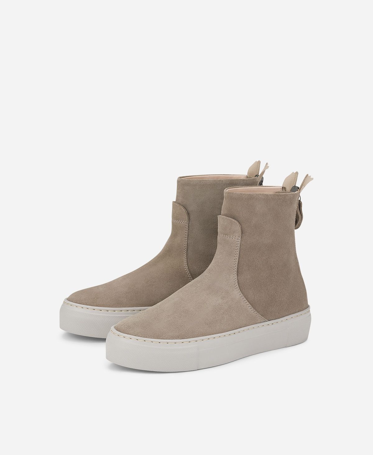 Agl Stivaletto sneaker in velour Tortora MEGHAN BOOTIE Negozi Online