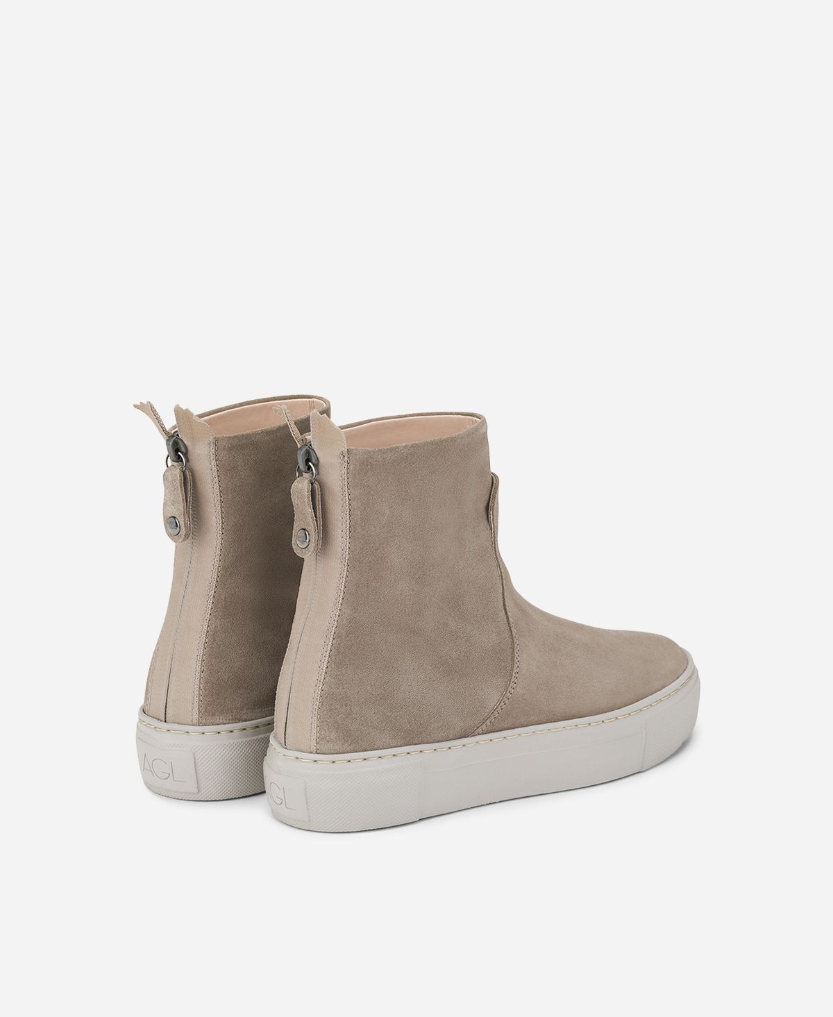 Agl Stivaletto sneaker in velour Tortora MEGHAN BOOTIE Negozi Online