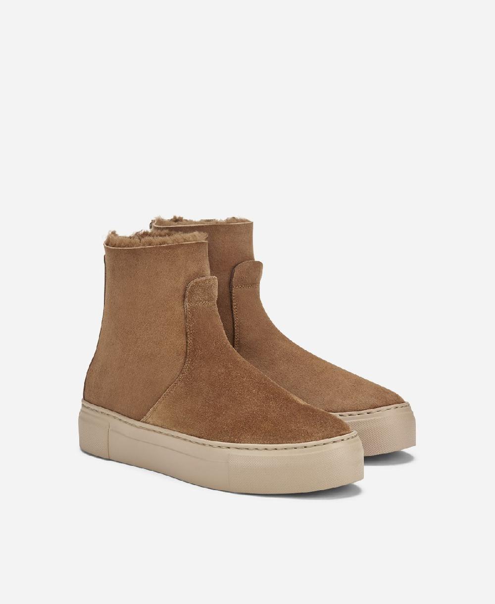 Agl Sneaker con shearling Cuoio MEGHAN WARM Promozione Limitata