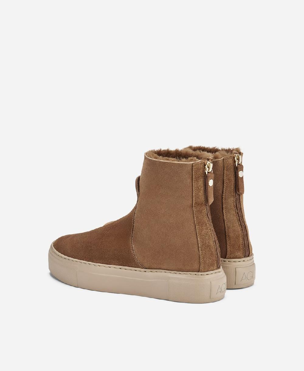 Agl Sneaker con shearling Cuoio MEGHAN WARM Promozione Limitata