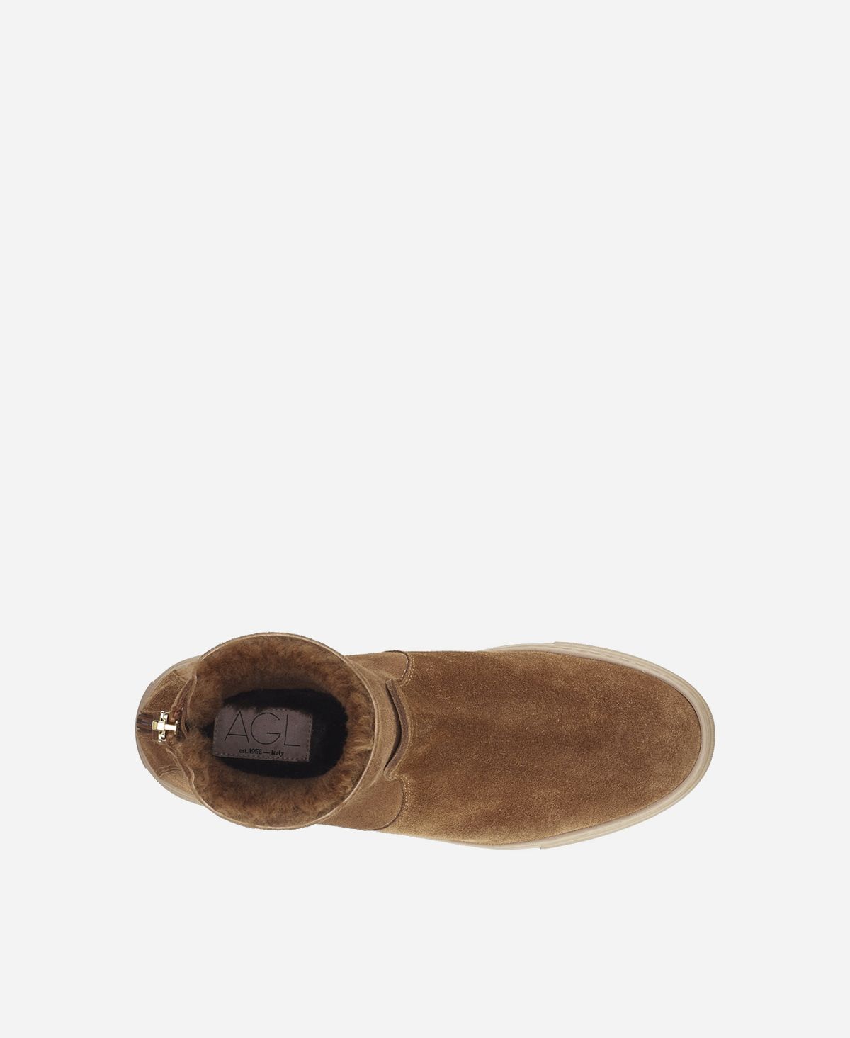 Agl Sneaker con shearling Cuoio MEGHAN WARM Promozione Limitata