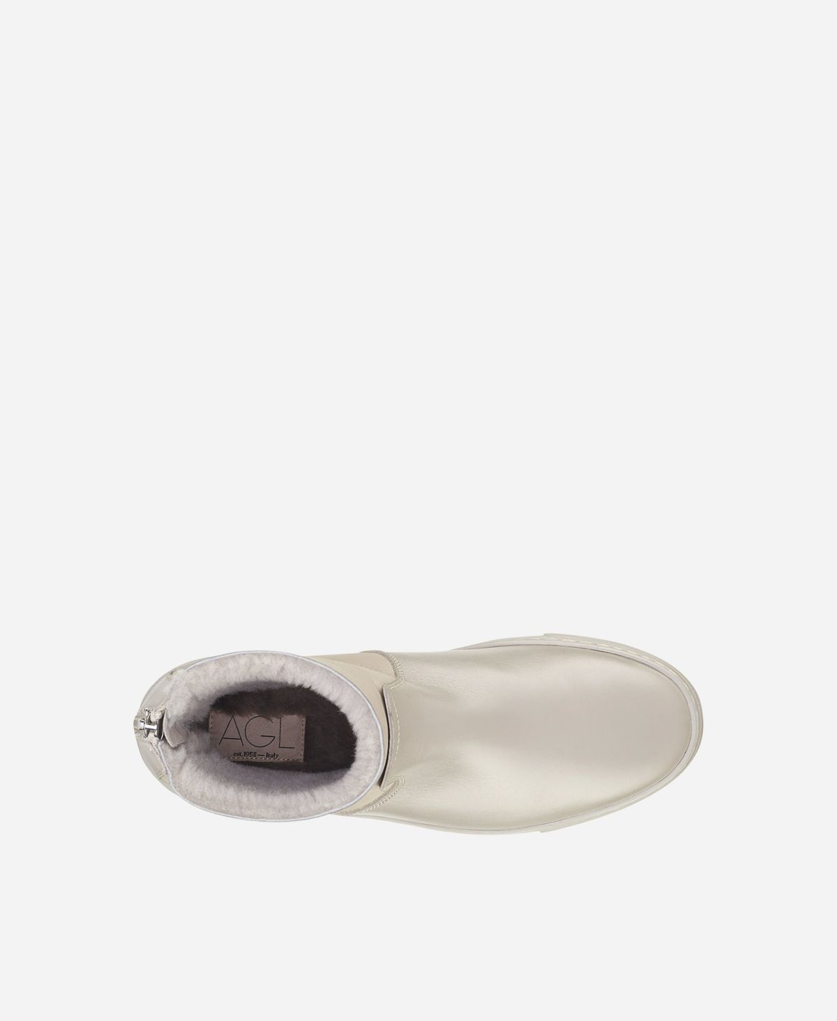Agl Sneaker con shearling Crema MEGHAN WARM Fino Al -60%