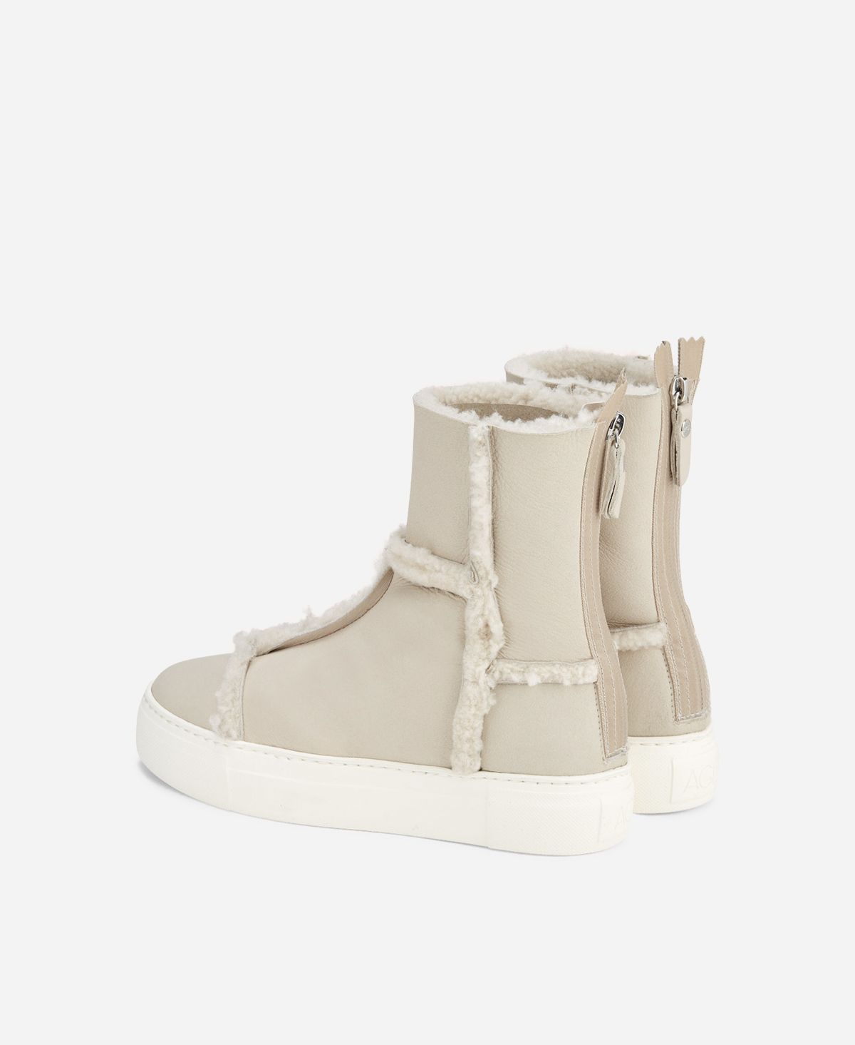 Agl Sneaker in montone Avorio ROSY Sottocosto