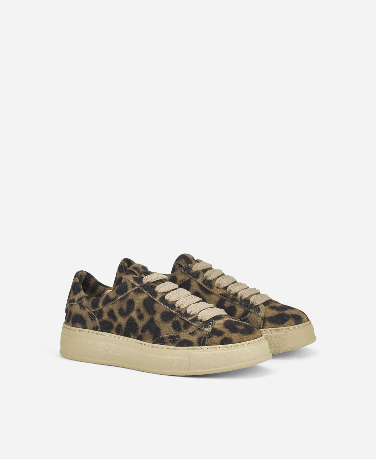 Agl Sneaker animalier Stampa leopard Giuly Lace up Sconto
