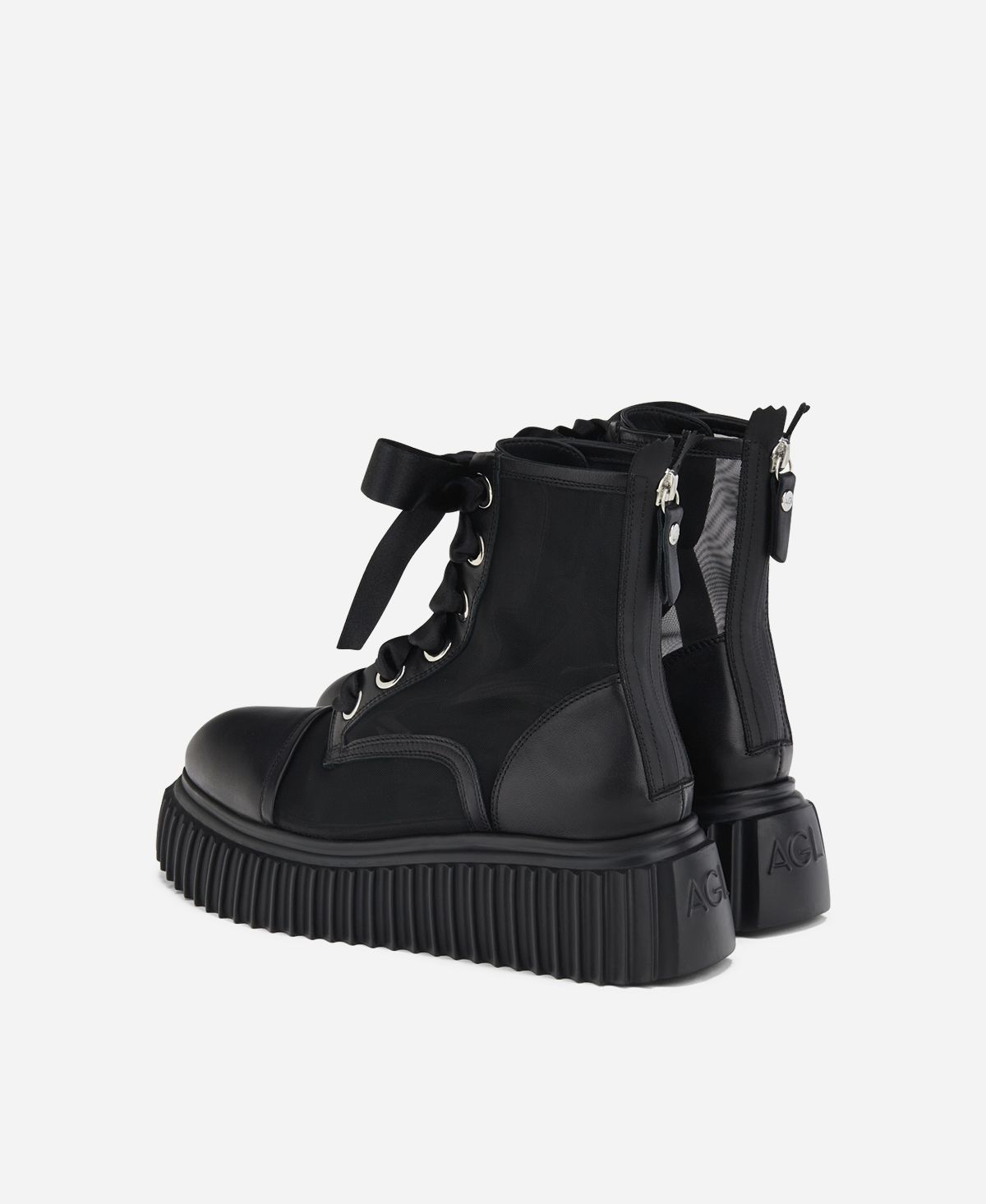 Agl Stivaletto con rete Nero Iggy Ghost Economico