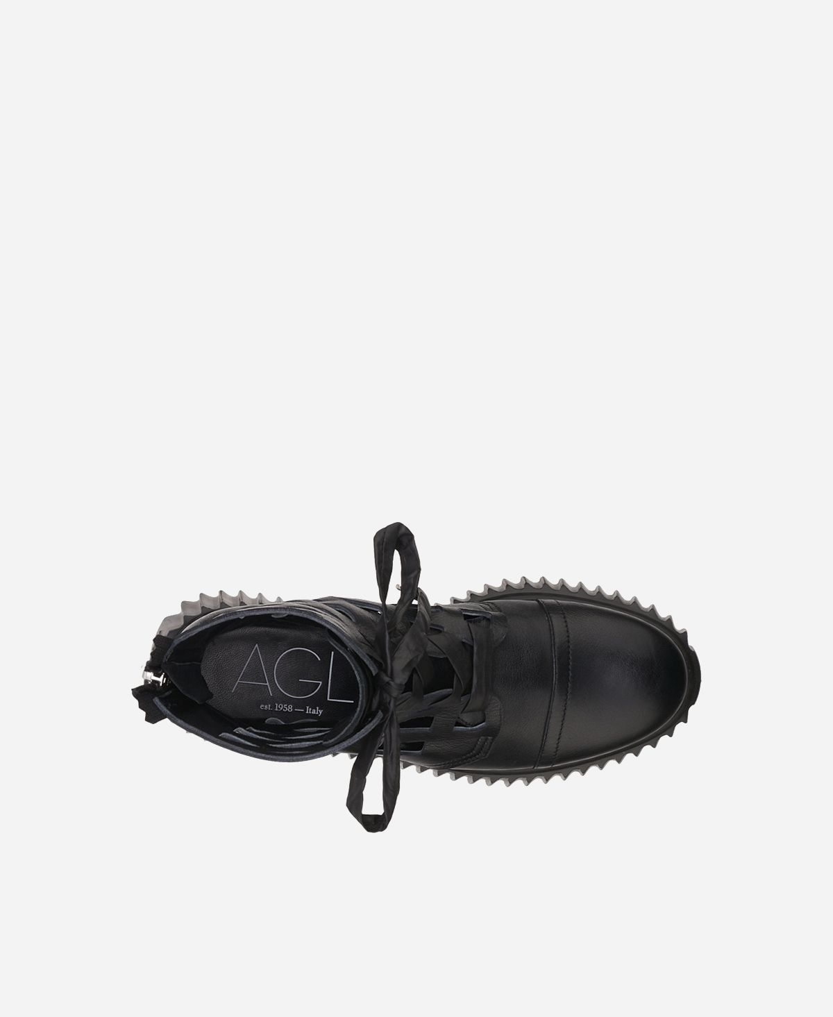Agl Stivaletto in pelle laserata Nero Viggy Online