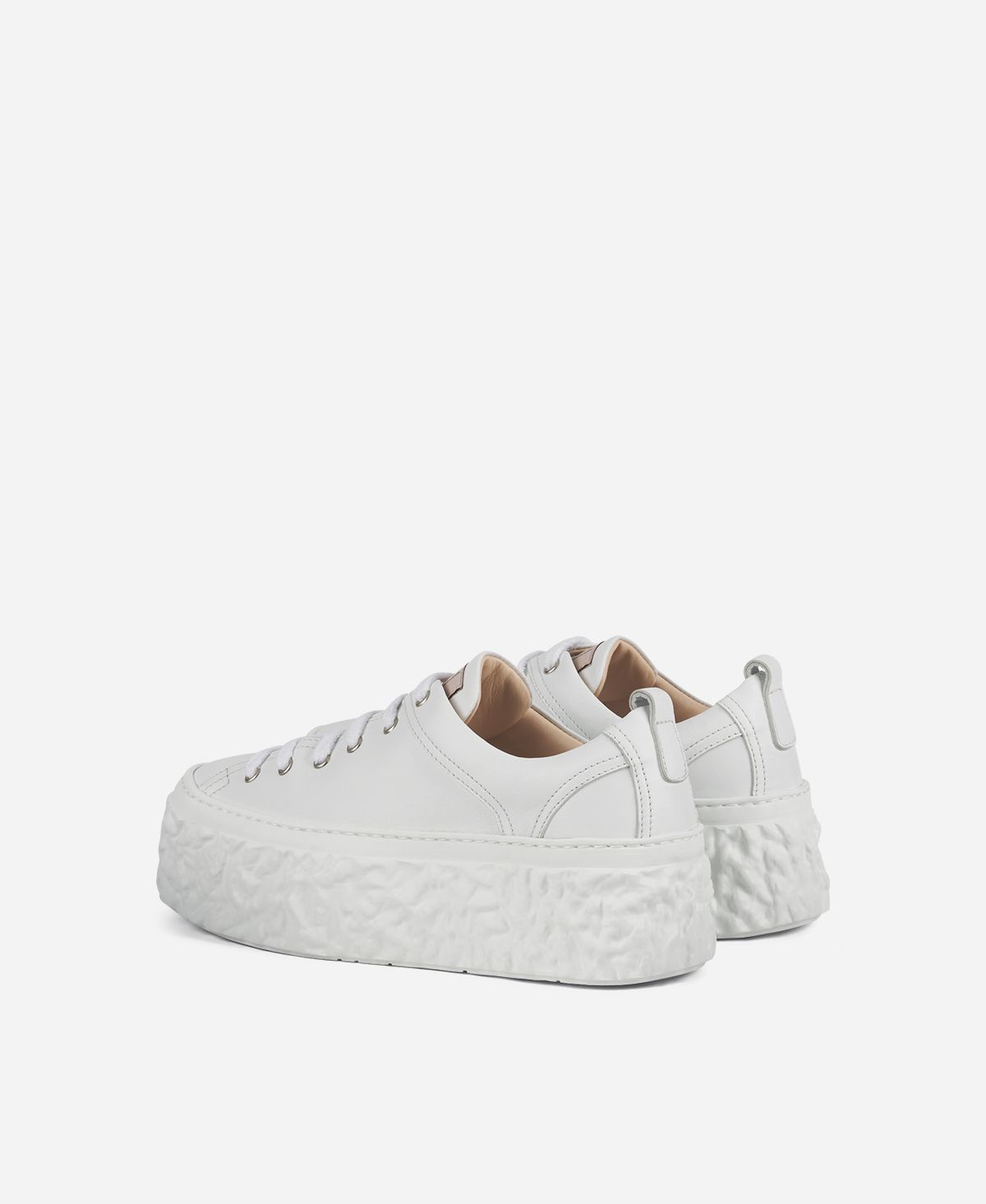 Agl Sneaker con platform Bianco Magma In Vendita
