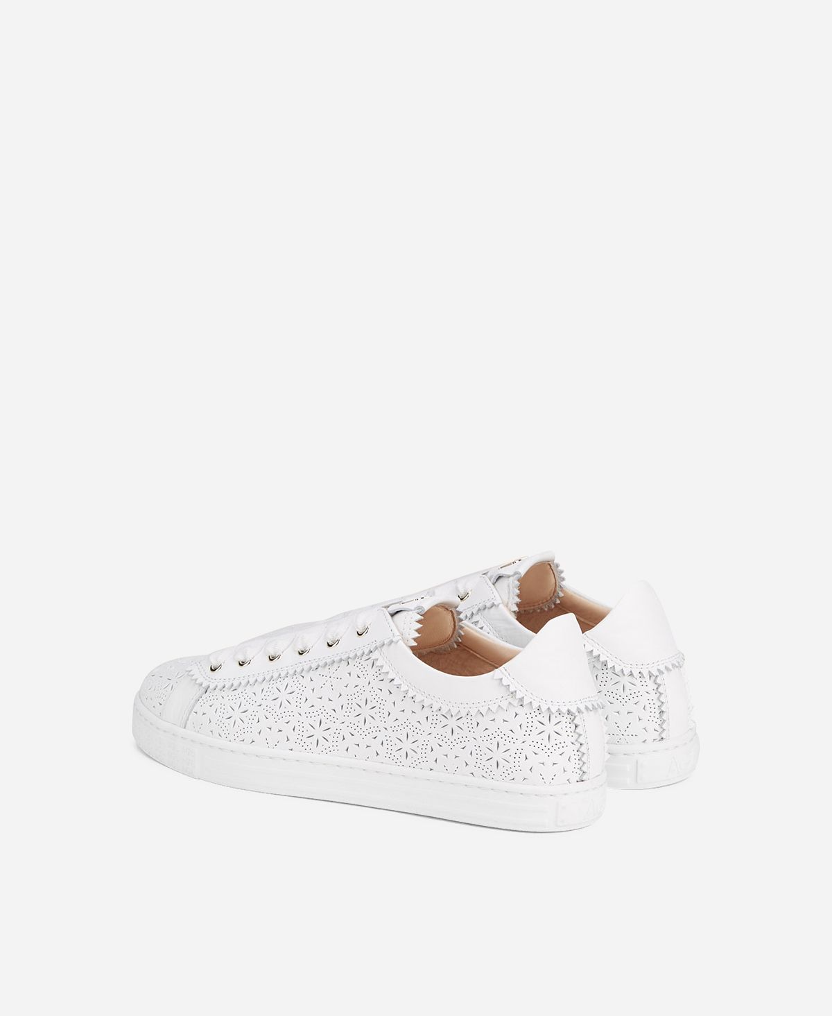Agl Sneaker perforata Bianco Sade Spring Vendite Flash