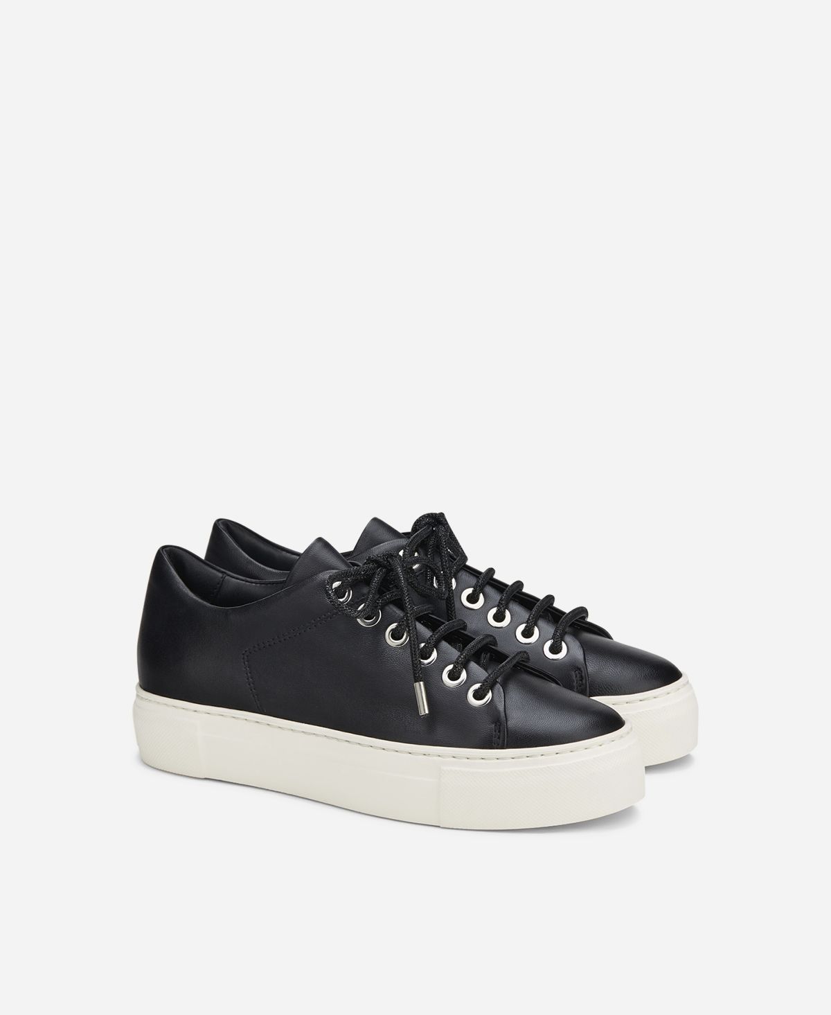 Agl Sneaker con lacci gioiello Nero Crystal Vendita