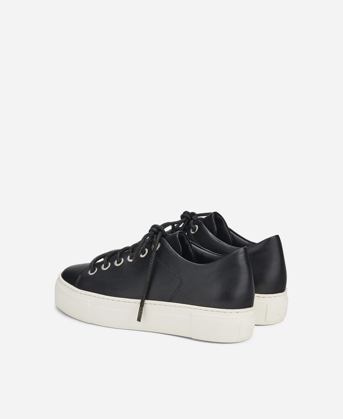 Agl Sneaker con lacci gioiello Nero Crystal Vendita