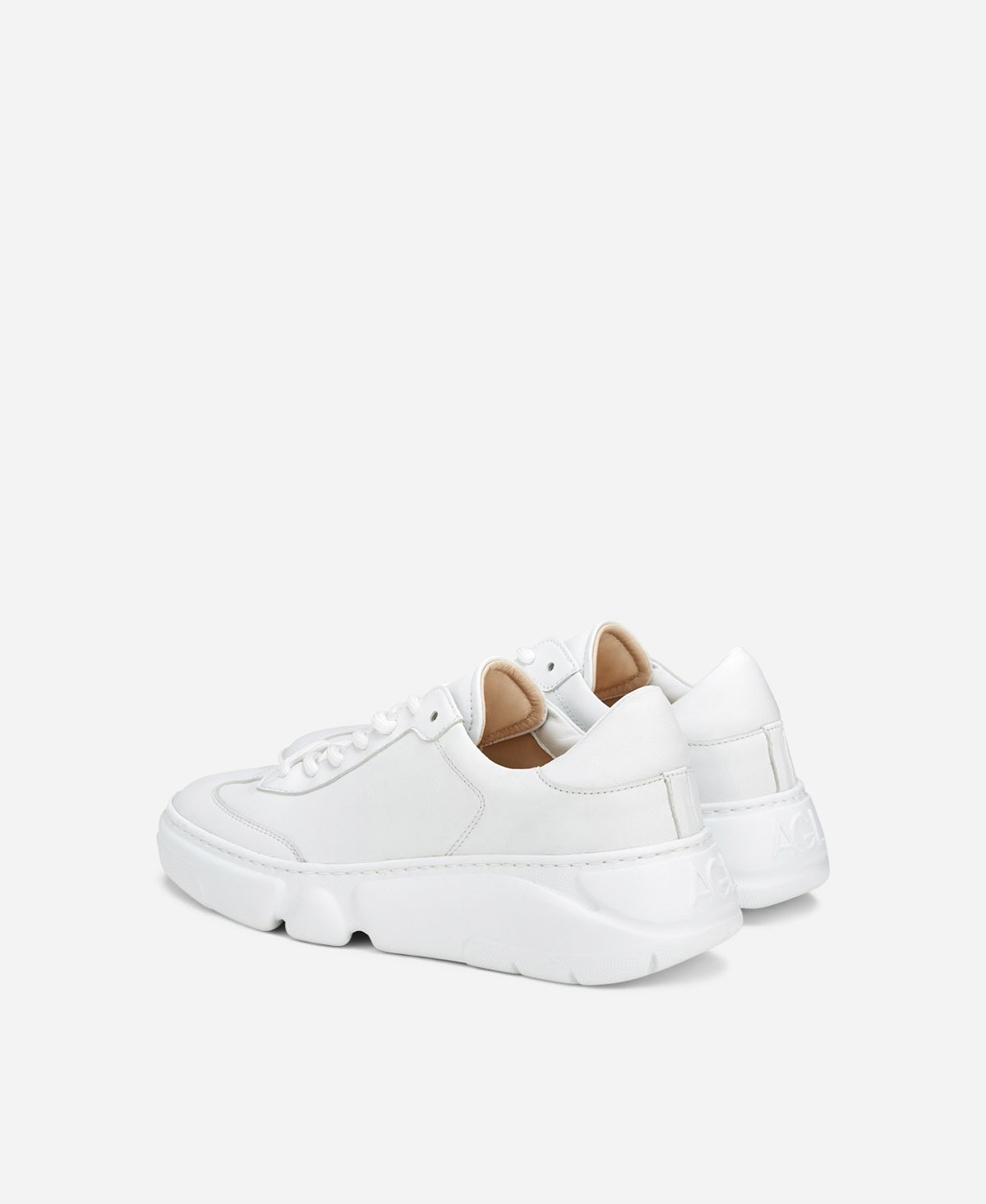 Agl Sneaker in pelle Bianco Emilie Pure Promozione