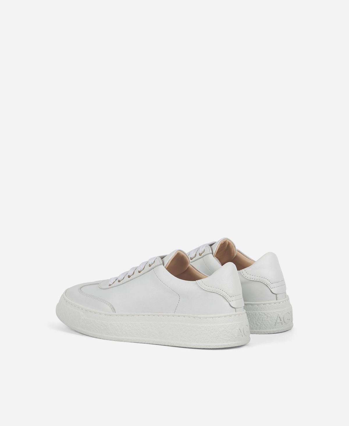 Agl Sneaker in pelle Bianco Giuly Shoes Spedizione Gratuita