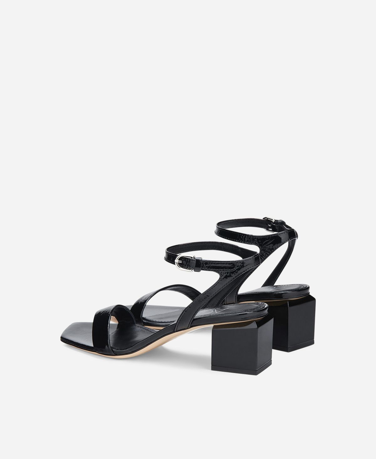 Agl Sandalo con tacco cubico Nero Angie Soddisfazione Garantita