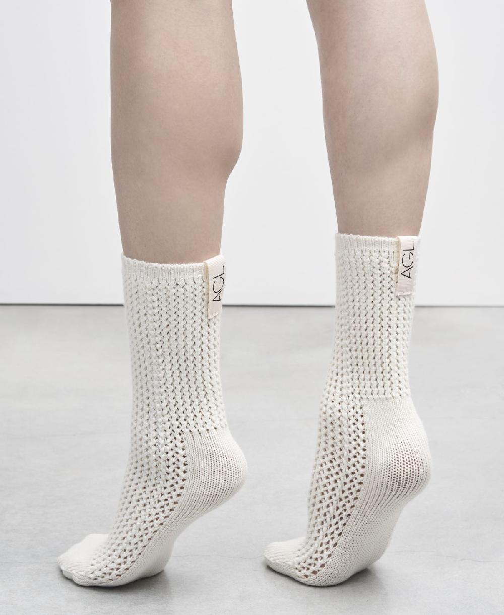 Agl Calze di lana Bianco SOCK Prezzo basso