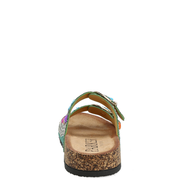 Uma Parker Sandali Doppia Fibbia Green 10.01.24PGR Italy