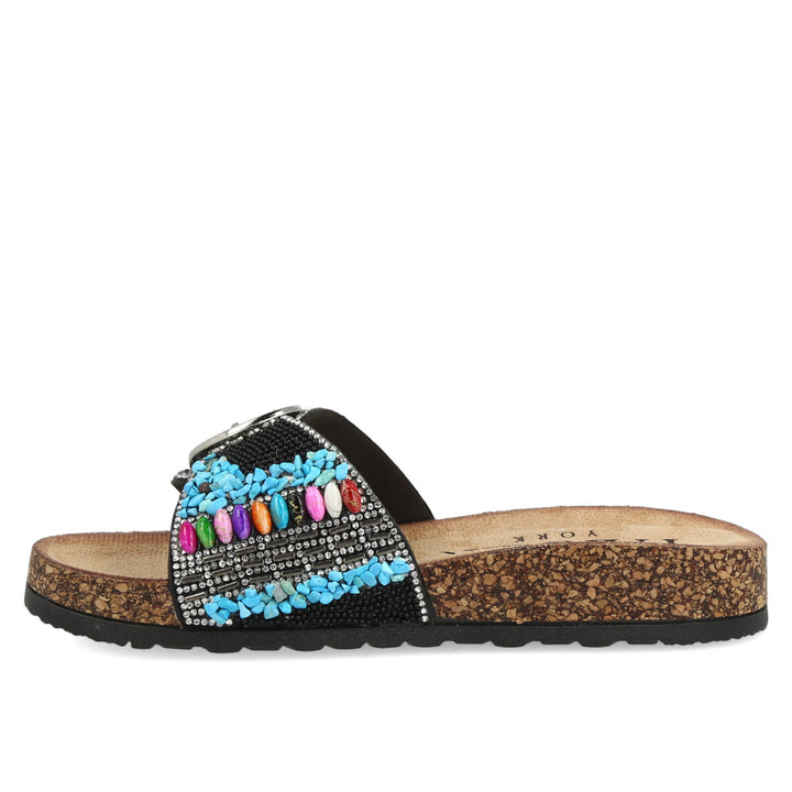 Uma Parker Sandali Ciabatta Black 11.01.24BLK Qualità