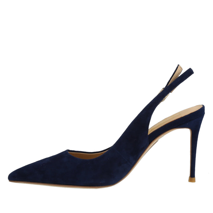 Uma Parker Chanel in Camoscio Navy 2025