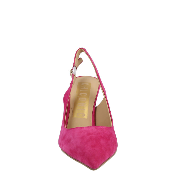 Uma Parker Chanel in Camoscio Fuxia Affare Del Giorno