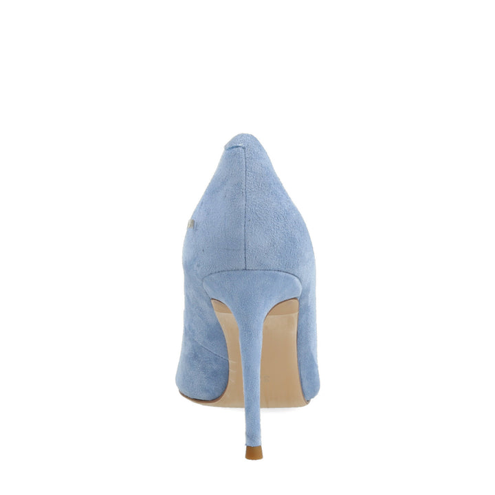 Uma Parker Decollete in Camoscio Light Blu Convenienza
