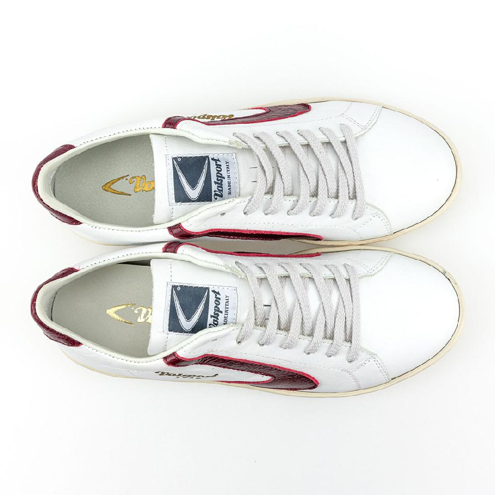 Valsport Tournament Classic Leather Bianco Bordeaux Acquista Ora