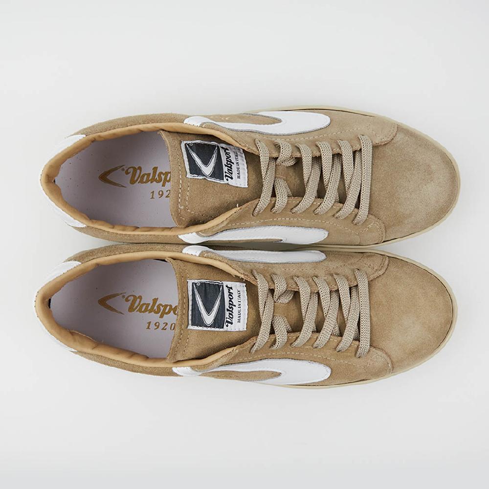 Valsport Tournament Suede Fod. Vitello Cappuccino Bianco Negozio