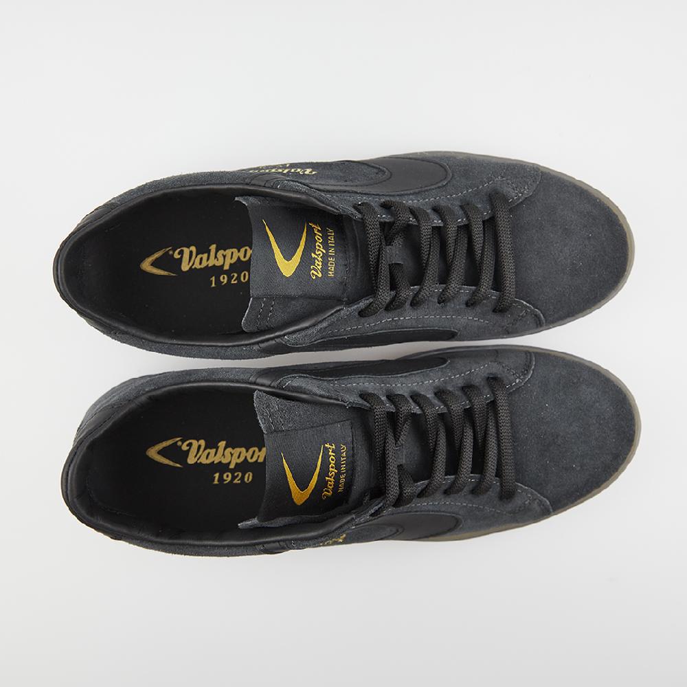 Valsport Tournament Suede Asphalt Sole Off Black In Linea