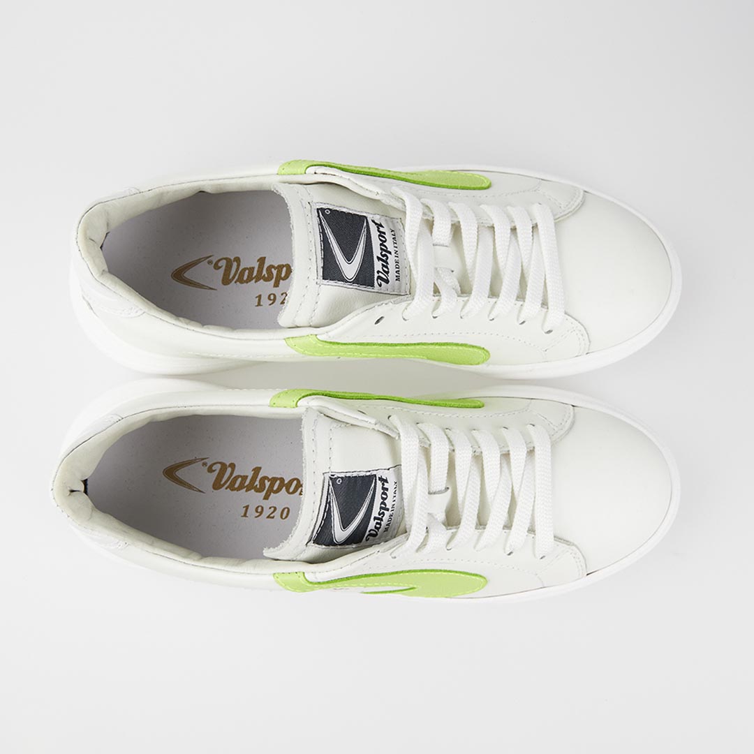 Valsport Tournament Up Bianco Verde Mela Bianco Moda