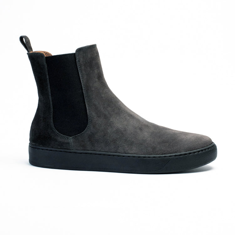 Via Mercanti Arturo Asphalt - Stivaletto alla caviglia Chelsea Beatles per uomo. – VIAMERCANTI Vendita