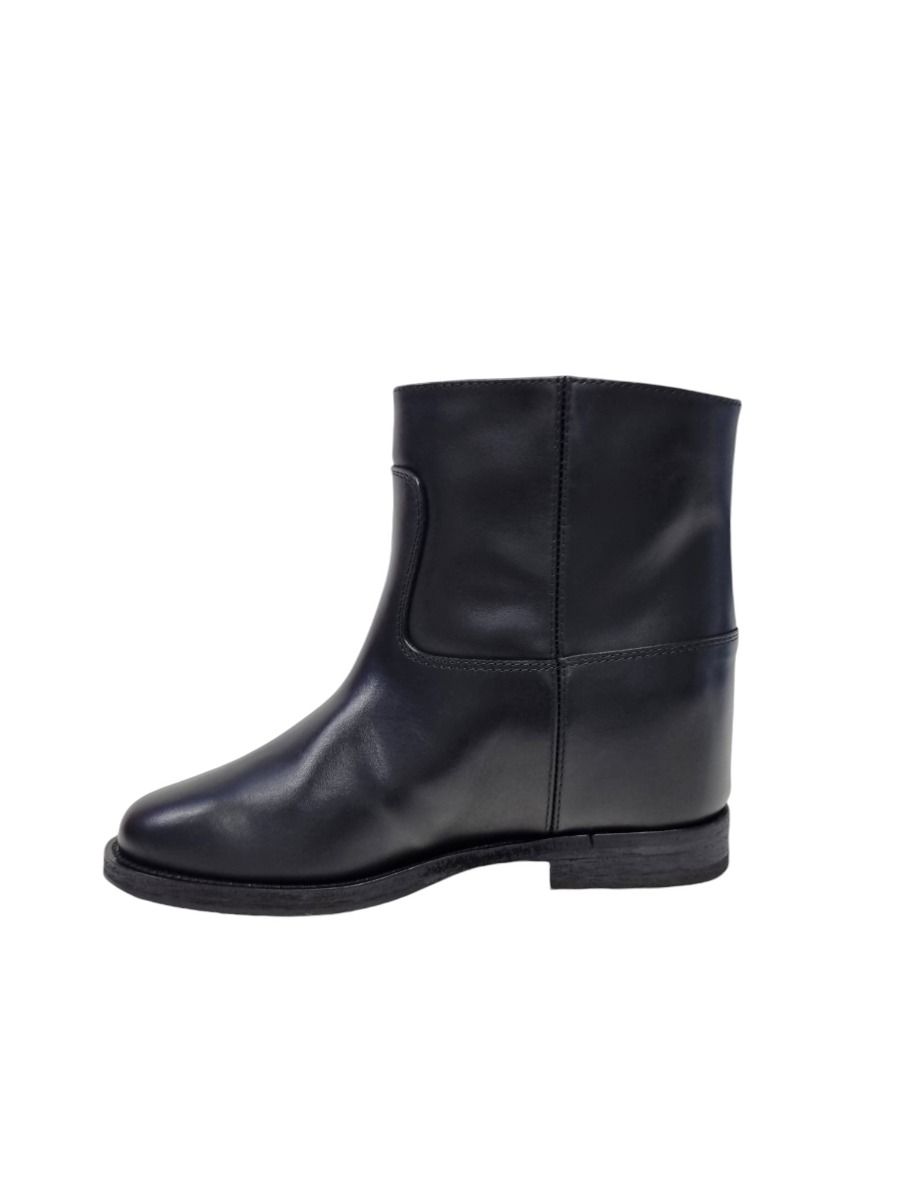 Via Roma 15 Tronchetto in pelle nera con V brillantinata 3398 - Via Roma 15 Offerte