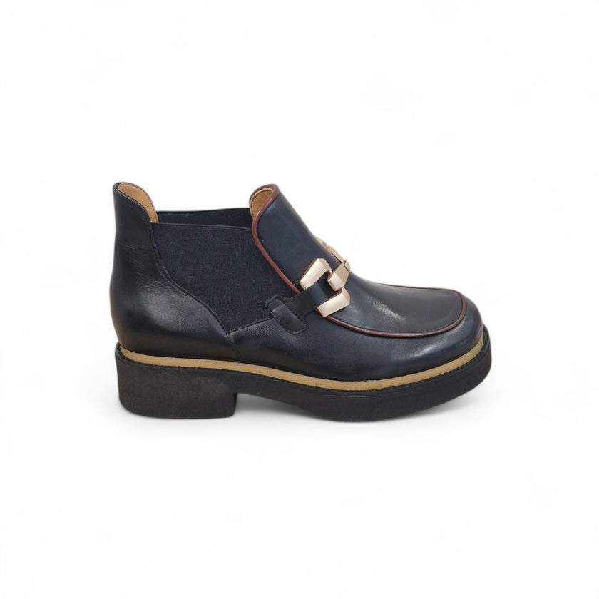 Viola Ricci Alice - Stivaletto beatles nero - rhum Sottocosto