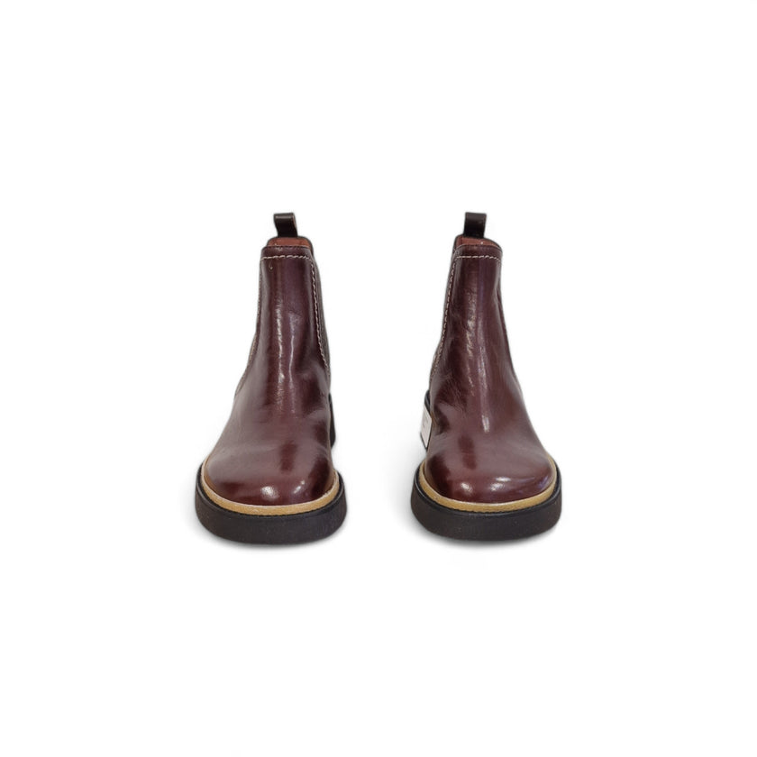 Viola Ricci Alice - Stivaletto beatles pelle mogano Economico