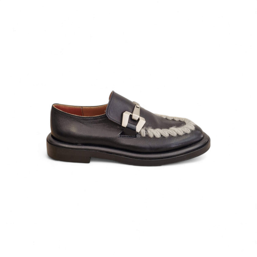 Viola Ricci Gio - Mocassino pelle nera Moda