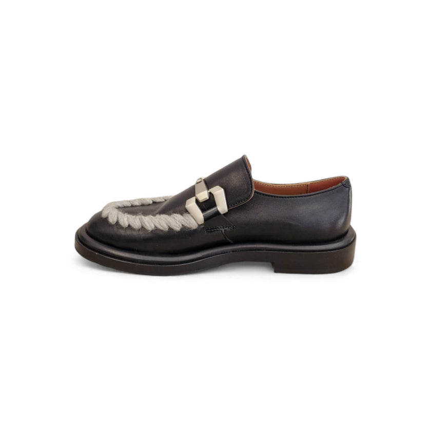 Viola Ricci Gio - Mocassino pelle nera Moda