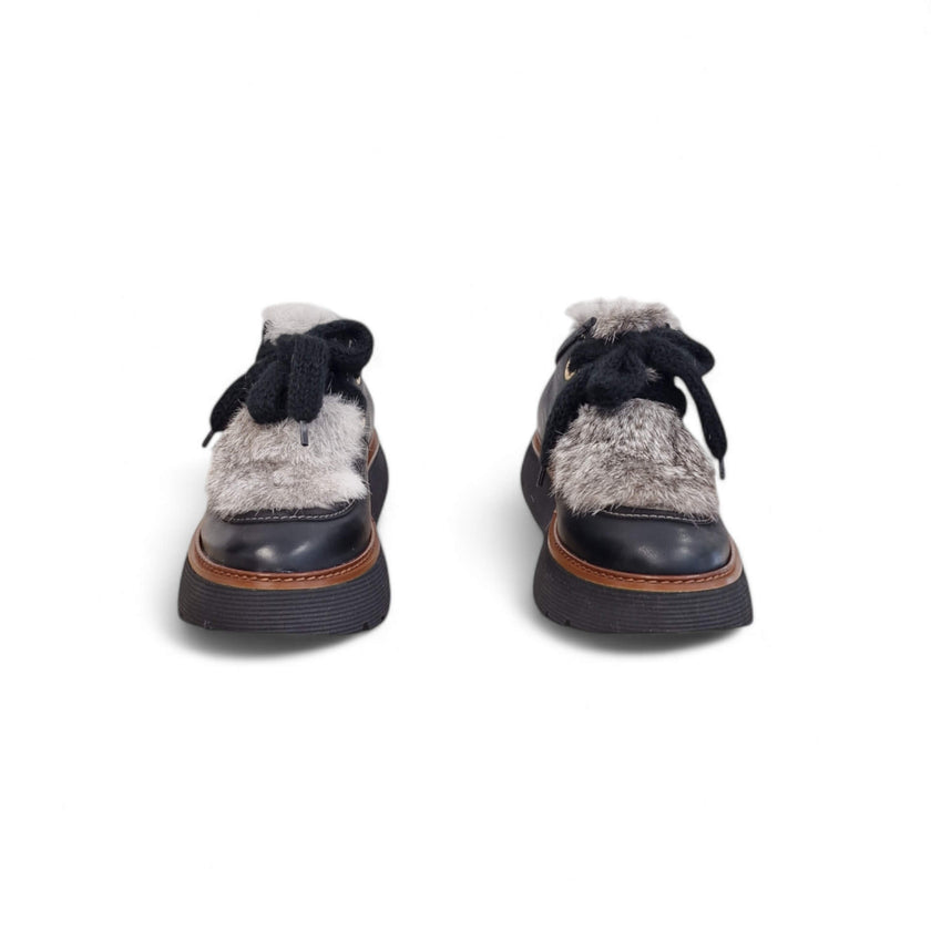 Viola Ricci Gio - Scarpa allacciata nera phar 2025