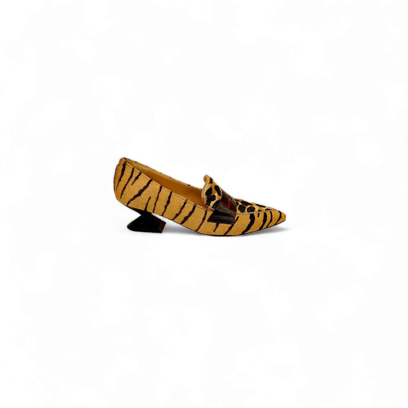 Viola Ricci Linda - mocassino maculato animalier Pezzi Unici