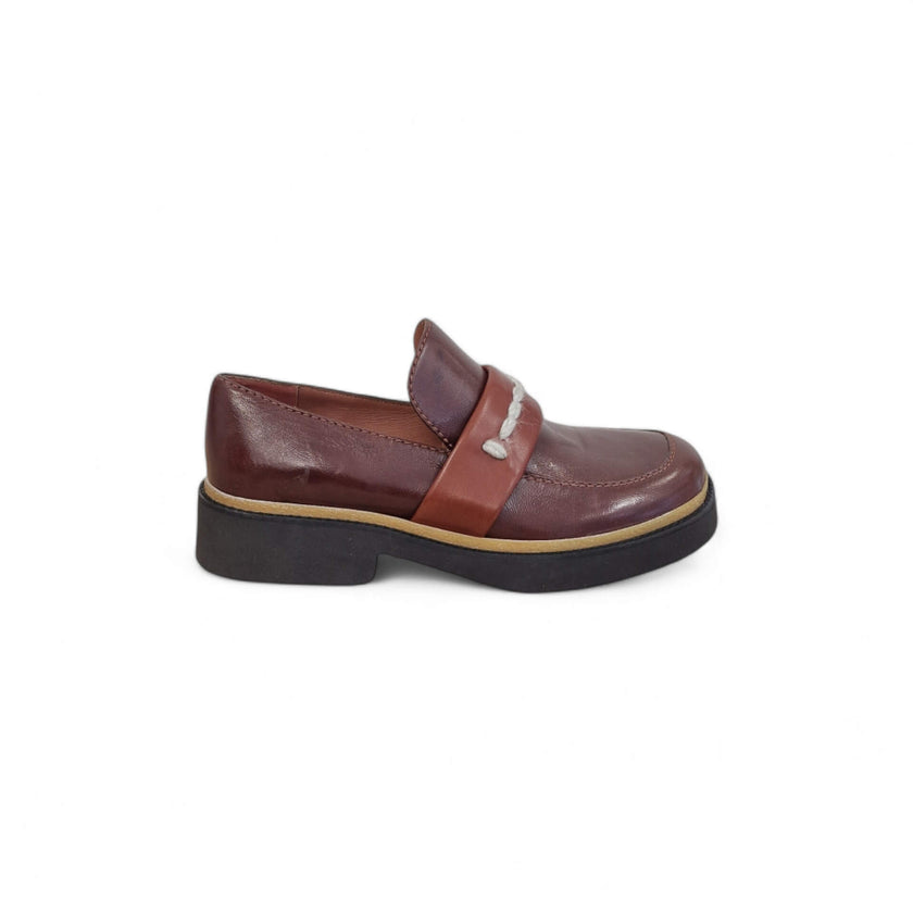 Viola Ricci Alice - Mocassino pelle mogano - rhum Novità