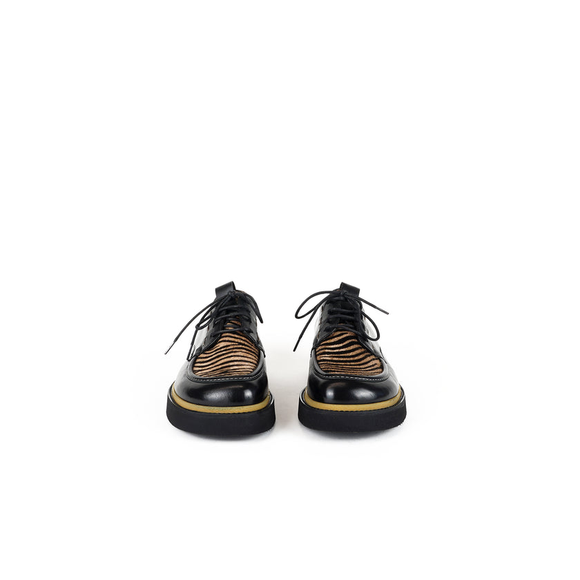 Viola Ricci Alice - Scarpa allacciata Nera Sconto