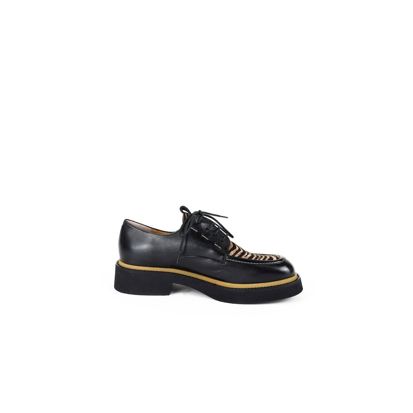 Viola Ricci Alice - Scarpa allacciata Nera Sconto