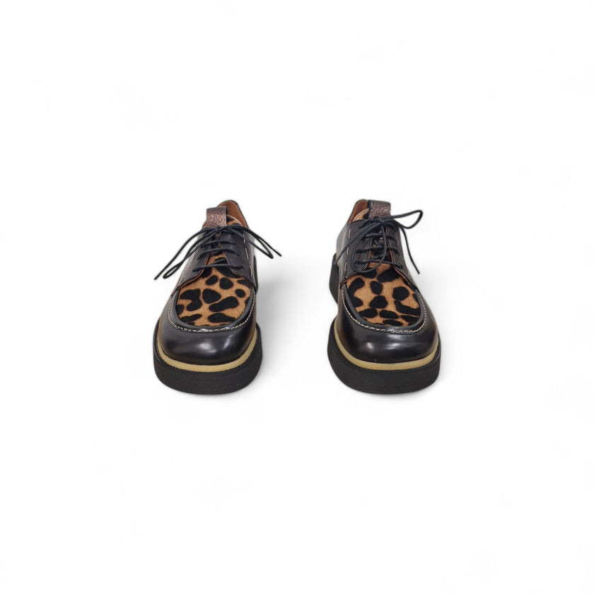 Viola Ricci Alice - Scarpa allacciata Nera Safari Offerta