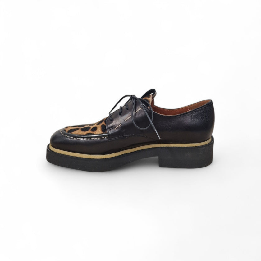 Viola Ricci Alice - Scarpa allacciata Nera Safari Offerta