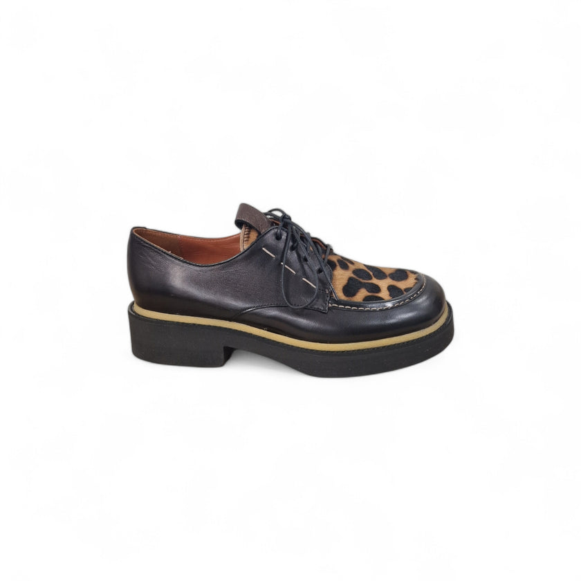 Viola Ricci Alice - Scarpa allacciata Nera Safari Offerta