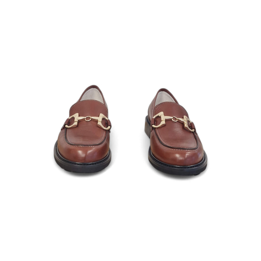 Viola Ricci Gaia - Mocassino nappa glove rhum Offerte