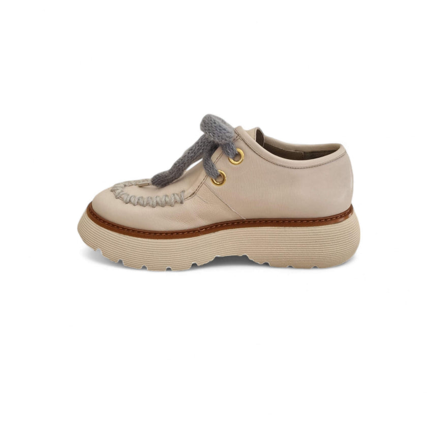 Viola Ricci Gio - Scarpa allacciata ghiaccio Nuova