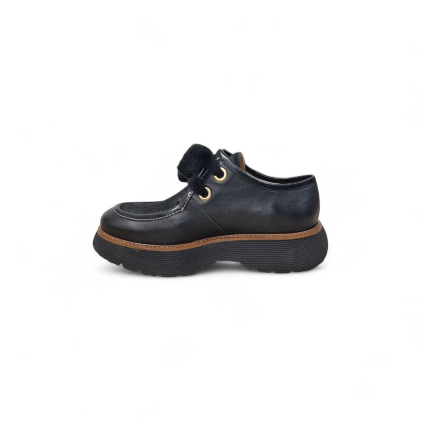 Viola Ricci Gio - Scarpa allacciata nera kav 2025