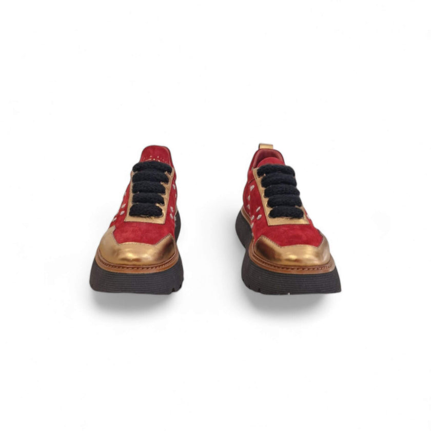 Viola Ricci Regina - pelle rosso garnet - kombat Vendita